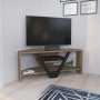 HANAH HOME TV polica Karin Walnut Black - slika 3