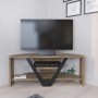 HANAH HOME TV polica Karin Walnut Black - slika 2