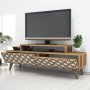 HANAH HOME TV polica City Walnut Cream - slika 3