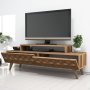 HANAH HOME TV polica City Walnut - slika 3