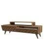 HANAH HOME TV polica City Walnut - slika 1