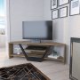 HANAH HOME TV polica Sares Walnut Black - slika 4