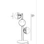 OPVIQ Stona lampa Lucas 3 941RTN1320 - slika 3