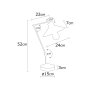 OPVIQ Stona lampa Manavgat N 604 US - slika 3
