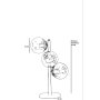 OPVIQ Stona lampa Simay 3 941RTN1312 - slika 4