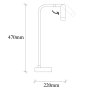OPVIQ Stona lampa Ugur 6046 - slika 3