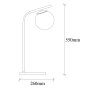 OPVIQ Stona lampa Yıldız 4021 US - slika 3