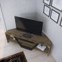 HANAH HOME TV polica Sares Oud Oak Black - slika 4