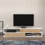 HANAH HOME TV polica Cortez White Oak - slika 2
