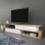 HANAH HOME TV polica Cortez Oak White - slika 4