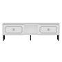 HANAH HOME TV polica Vonte White Silver - slika 1