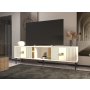 HANAH HOME TV polica Portes White Gold - slika 3