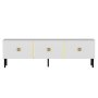 HANAH HOME TV polica Lagho White Gold - slika 1