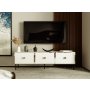 HANAH HOME TV polica Kivan White Silver - slika 2