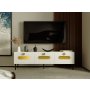 HANAH HOME TV polica Ikeda White Gold - slika 2