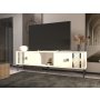 HANAH HOME TV polica Frede White Silver - slika 3