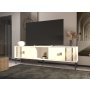 HANAH HOME TV polica Frede White Gold - slika 3