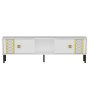 HANAH HOME TV polica Frede White Gold - slika 1