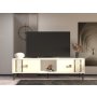 HANAH HOME TV polica Frede White Gold - slika 2