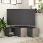HANAH HOME TV polica Compact Anthracite Light Mocha - slika 2