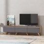 HANAH HOME TV polica Amsterdam Anthracite - slika 3