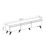 HANAH HOME TV polica Amsterdam Anthracite - slika 5