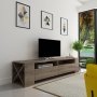 HANAH HOME TV polica Sosruko Walnut - slika 2