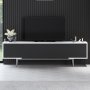 HANAH HOME TV polica Force Black White Silver - slika 4