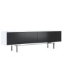 HANAH HOME TV polica Force Black White Silver - slika 1