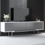HANAH HOME TV polica Force Anthracite White Silver - slika 2