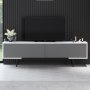 HANAH HOME TV polica Force Anthracite White Black - slika 4