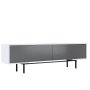 HANAH HOME TV polica Force Anthracite White Black - slika 1