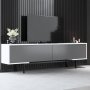HANAH HOME TV polica Force Anthracite White Black - slika 2