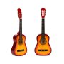 ECO TOYS Drvena gitara za decu braon - slika 1