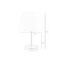 OPVIQ Stona lampa 203 P Silver - slika 3