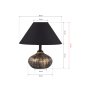 OPVIQ Stona lampa TM193 Gold - slika 5