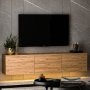 HANAH HOME TV polica Neon Illuminated Atlantic Pine - slika 3