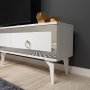 HANAH HOME TV polica Ponny White Silver - slika 4