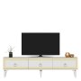 HANAH HOME TV polica Ponny White Gold - slika 5