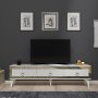 HANAH HOME TV polica Ponny White Gold - slika 2