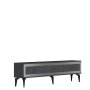 HANAH HOME TV polica Ponny Anthracite Silver - slika 1