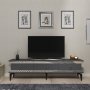 HANAH HOME TV polica Ponny Anthracite Silver - slika 2