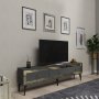 HANAH HOME TV polica Ponny Anthracite Gold - slika 3