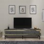 HANAH HOME TV polica Ponny Anthracite Gold - slika 2