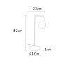 OPVIQ Stona lampa Harput N 1319 - slika 3
