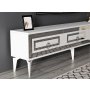 HANAH HOME TV polica Karya White Silver - slika 4