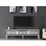 HANAH HOME TV polica Karya White Silver - slika 2