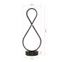 OPVIQ Stona lampa Degas Black White Light - slika 5