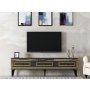 HANAH HOME TV polica Karya Anthracite Gold - slika 1