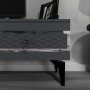 HANAH HOME TV polica Ipek Anthracite Silver - slika 4